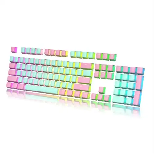 HK Gaming Pudding Keycaps