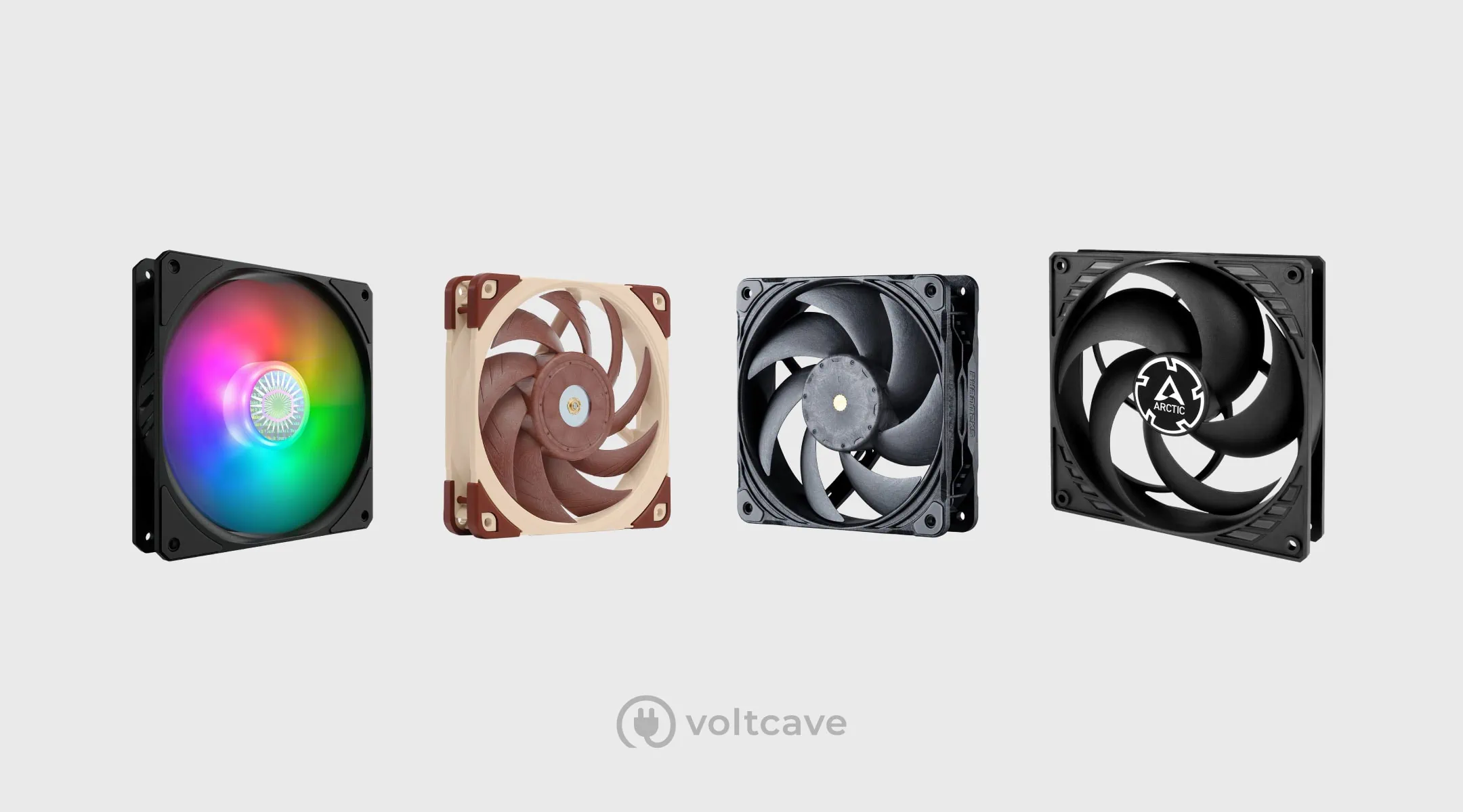 PC fans for radiators