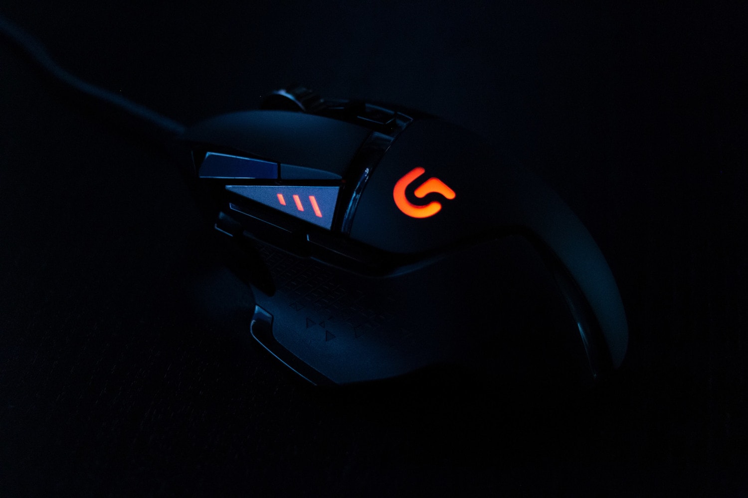 Mouse with Logitech G logo