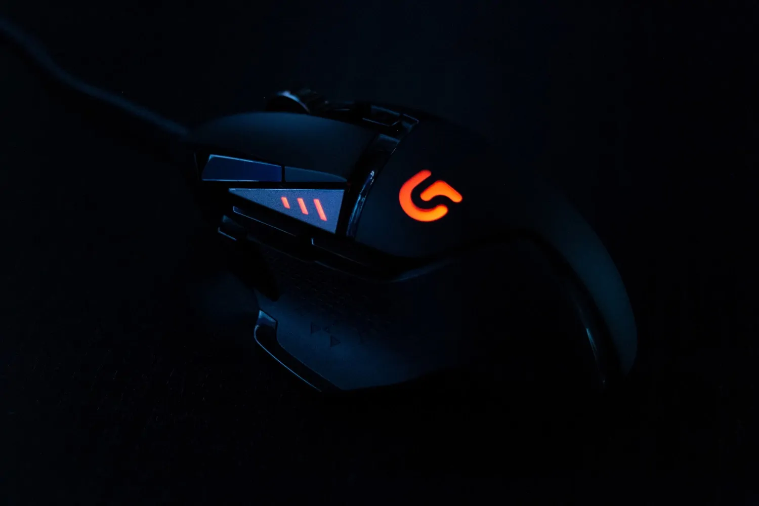 Mouse with Logitech G logo