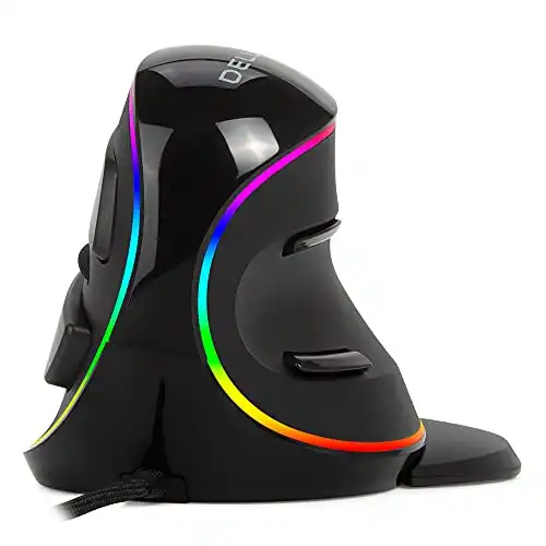 Delux Wired Ergonomic Vertical Mouse