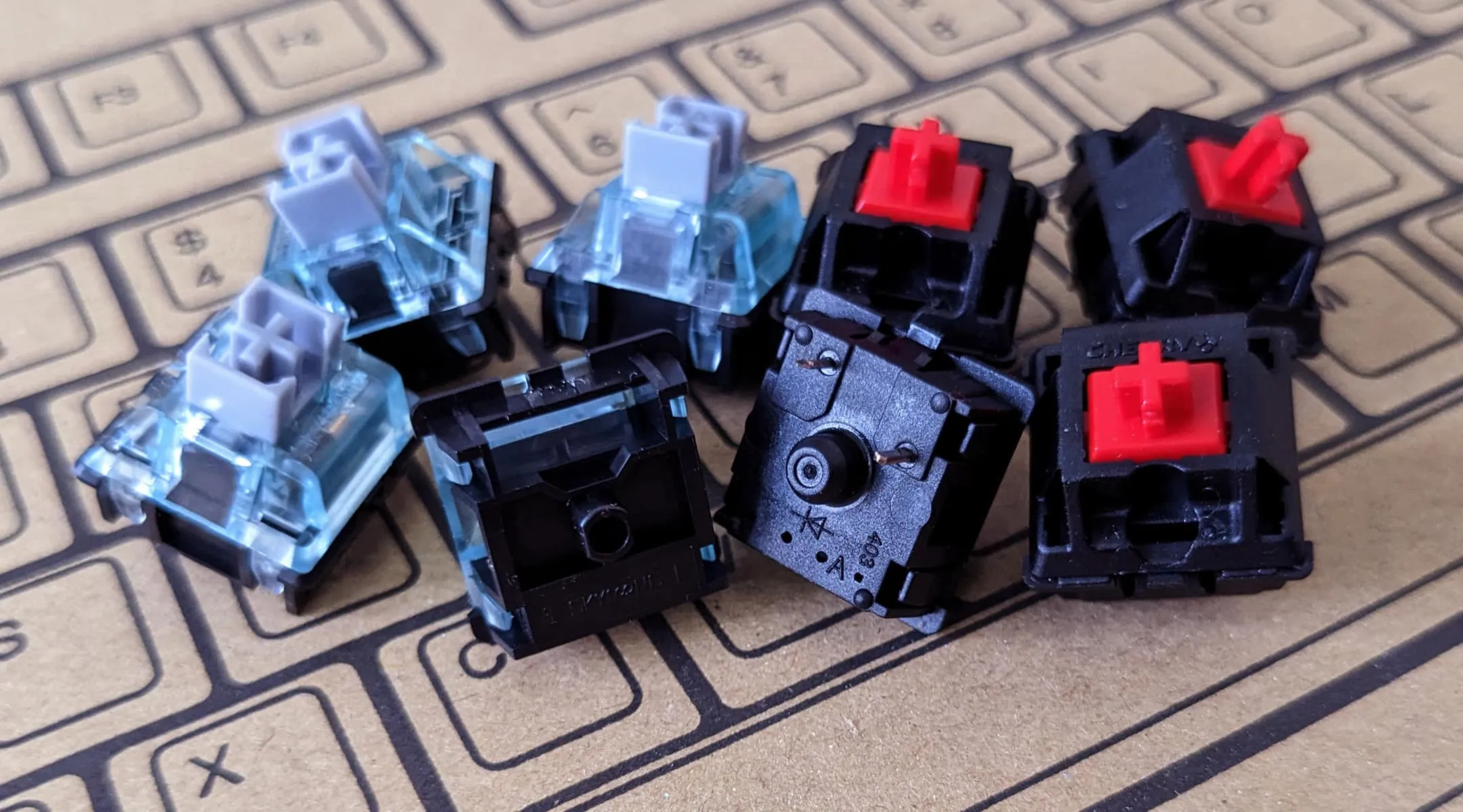 optical vs. mechanical keyboard switches