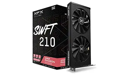 XFX Speedster SWFT 210 Radeon RX 6600 CORE Gaming Graphics Card
