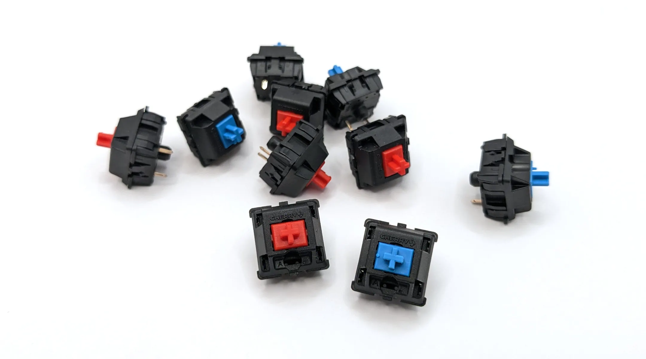 blue vs red switches