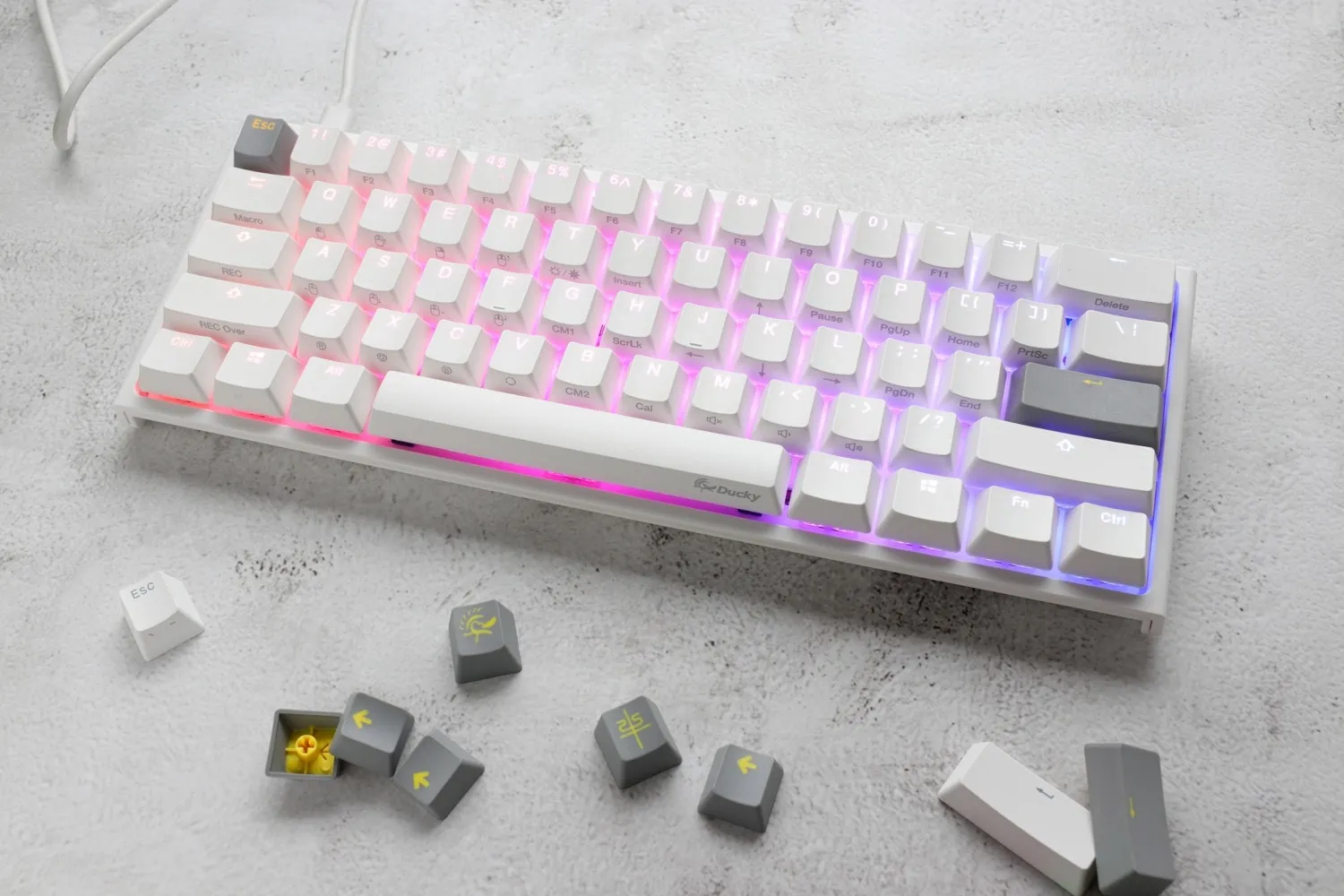 Ducky One 3 Mini RGB in White