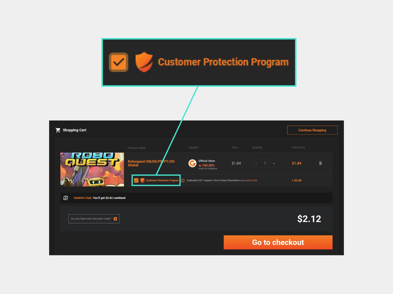 Gamivo customer protection