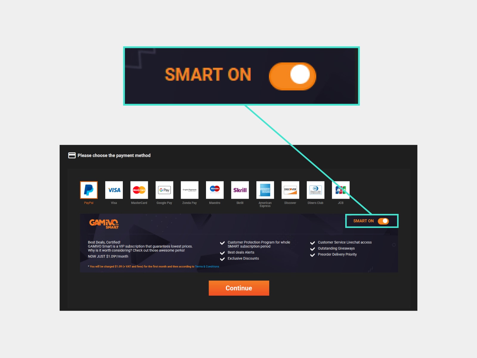 Gamivo SMART subscription