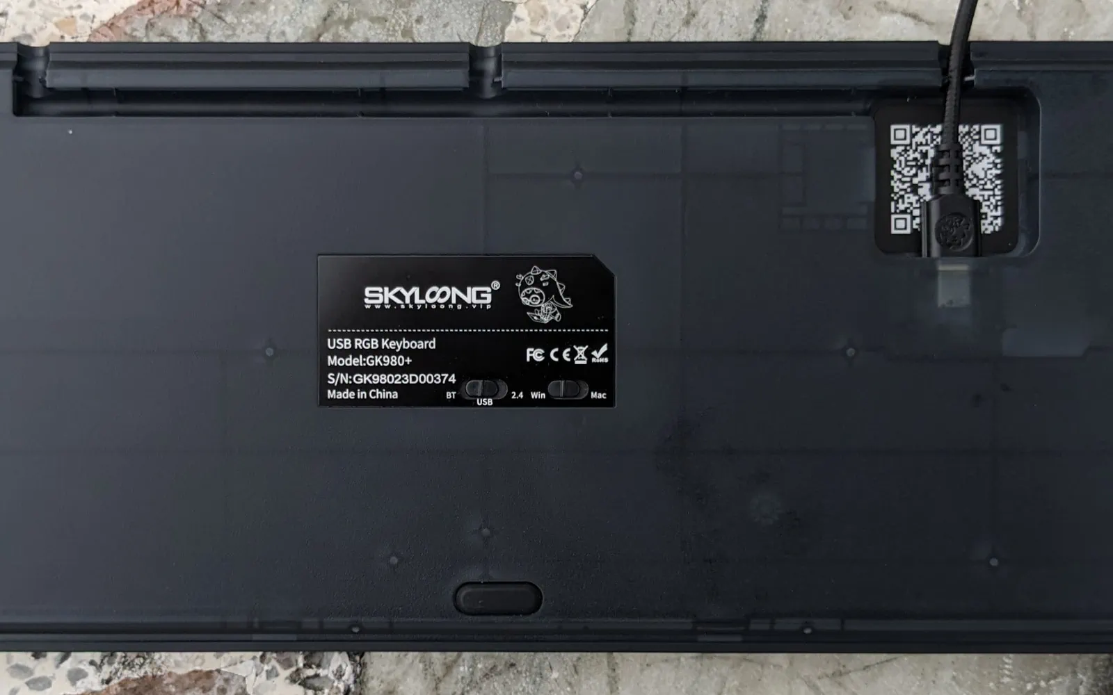 Skyloong GK980 rear