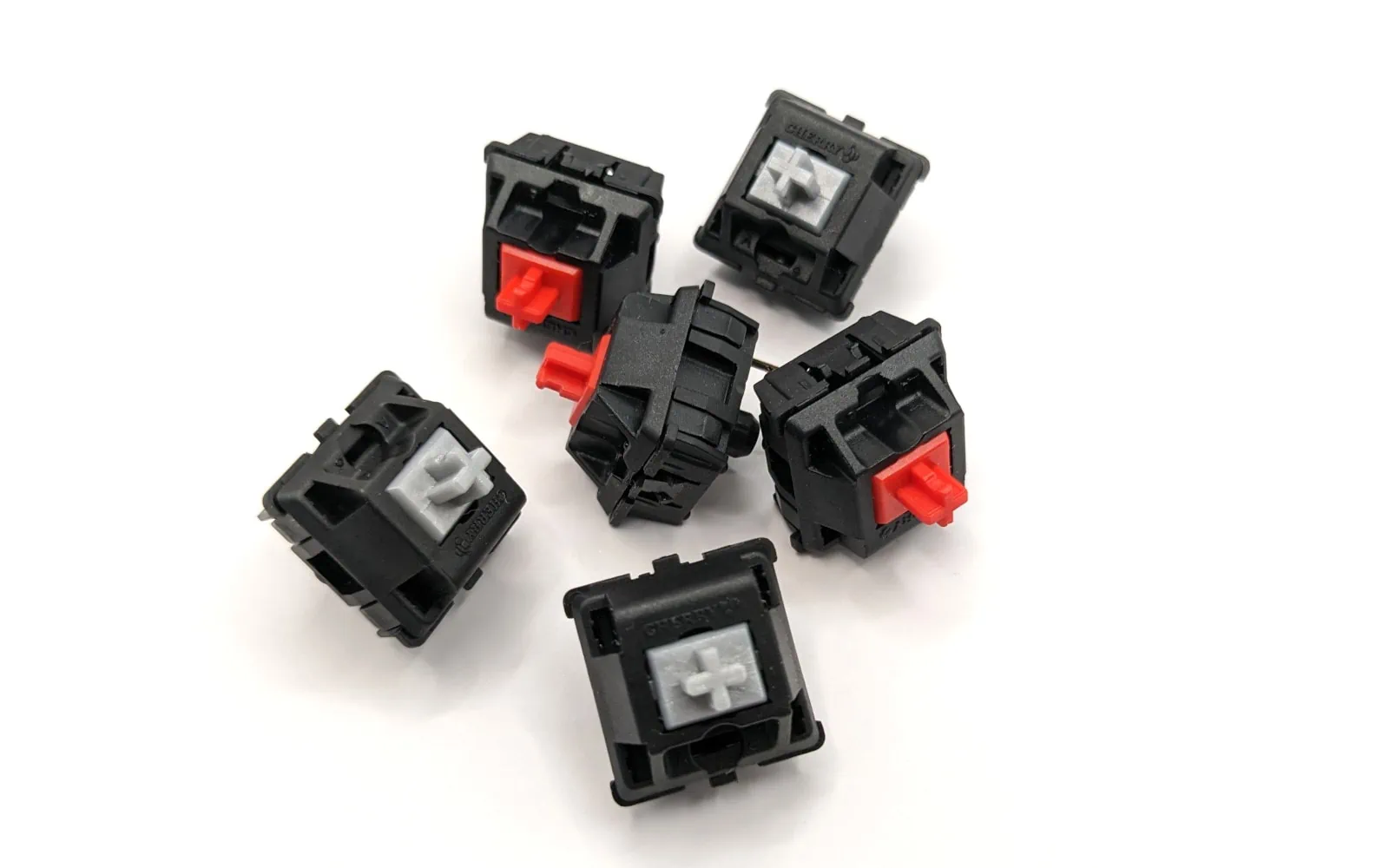 Cherry MX Speed Silver and MX Red mechanical switches
