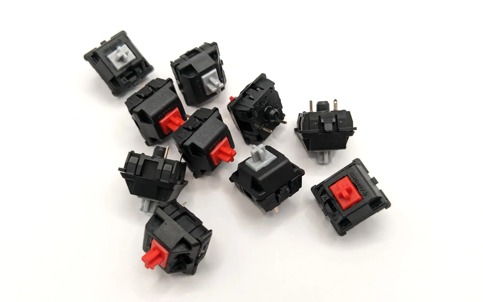 Cherry MX Speed Silver and MX Red mechanical switches