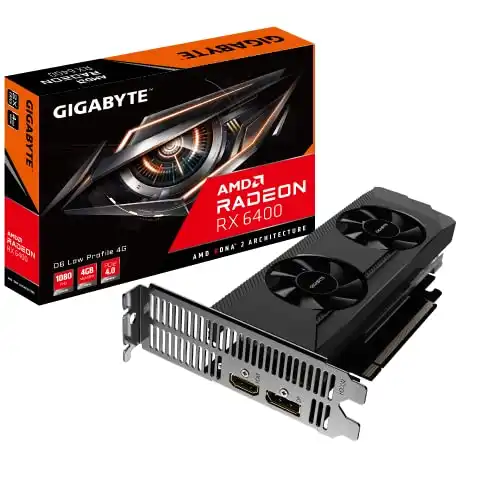 Gigabyte Radeon RX 6400 D6 Low Profile 4G Graphics Card