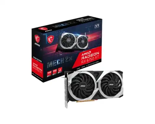 MSI Radeon RX 6750 Mech 12G v1 Graphics Card