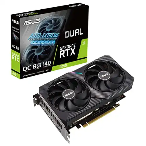 Asus Dual GeForce RTX 3050 OC Edition Gaming Graphics Card