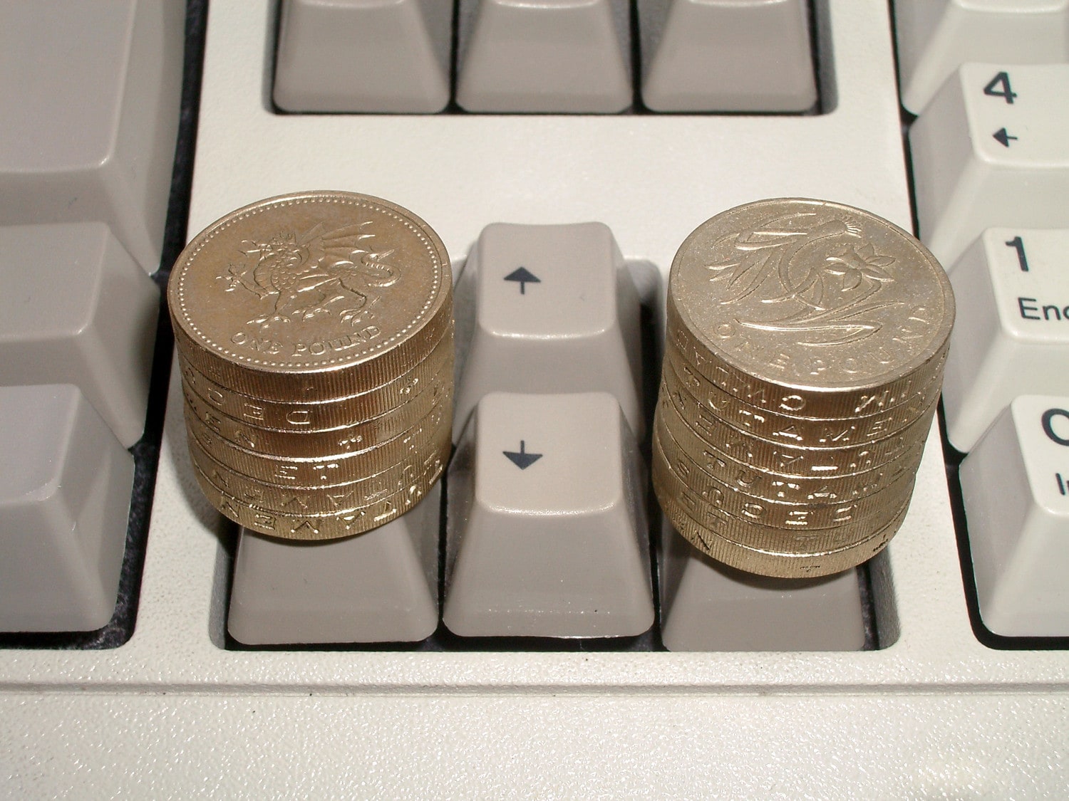 Coin stacking demonstration