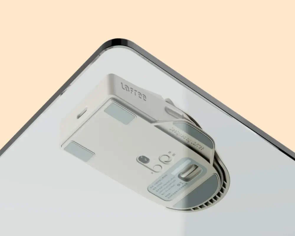 Lofree Touch mouse bottom