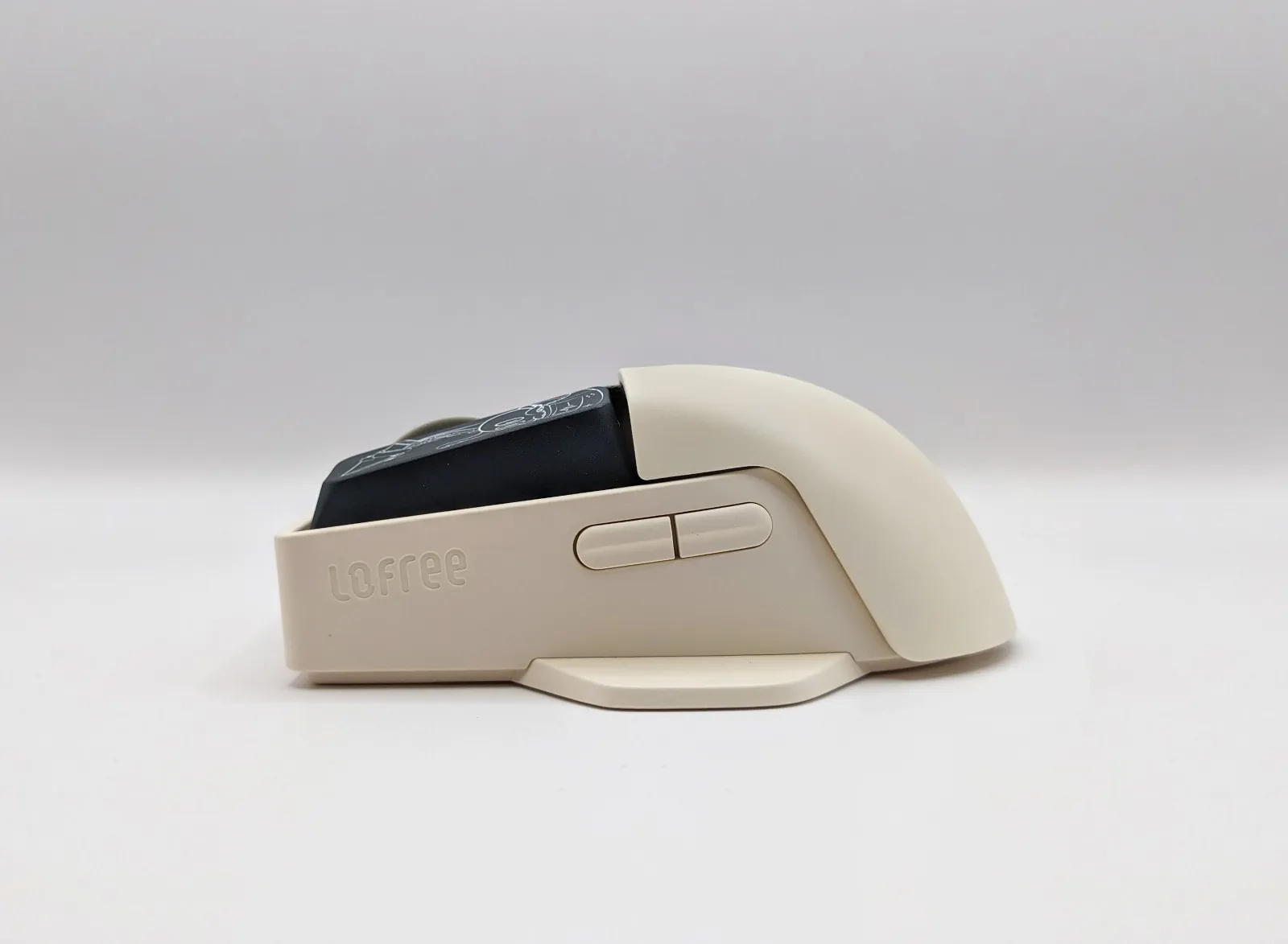 Lofree Touch Mouse left side view