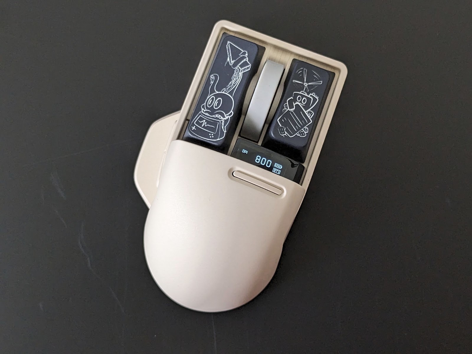 Lofree Touch mouse OLED display