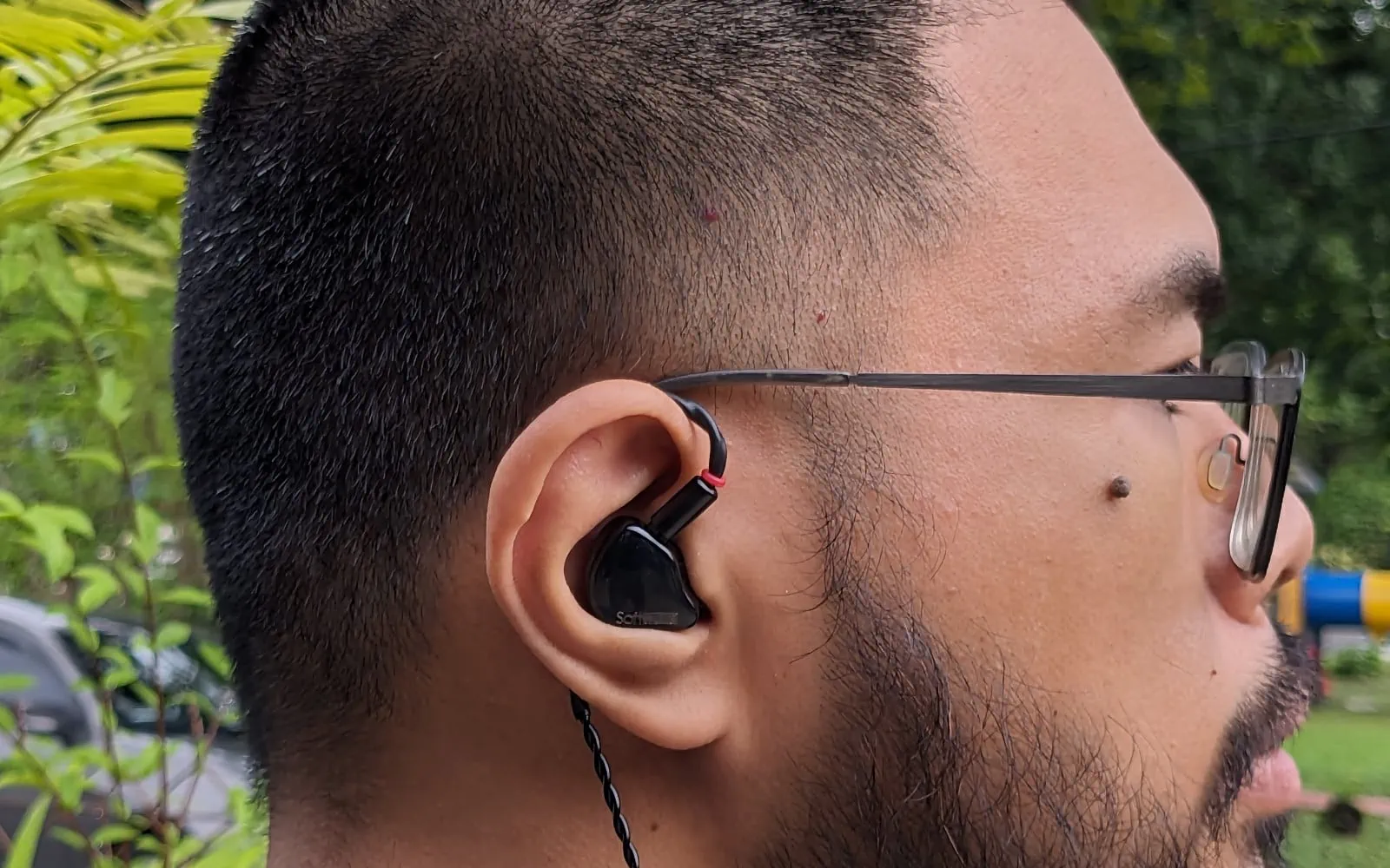 Softears Studio4 worn in-ear